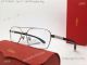 High-end Replica Cartier Santos Silver Eyeglasses Wooden leg EYE00057 (4)_th.jpg